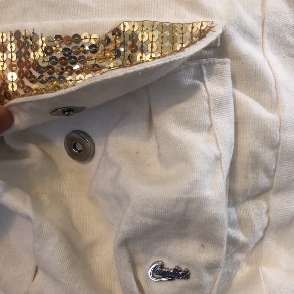 CANDIE’S hobo shoulder gold tone sequined BAG - Picture 10 of 16